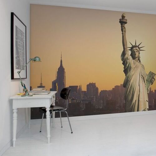 Mural Panorama Statue of Liberty
