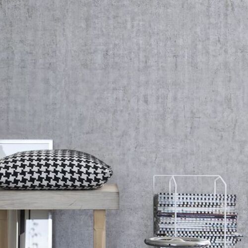 Mural Panorama Plain Concrete light grey