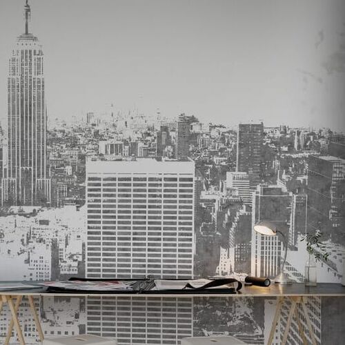 Mural Panorama Concrete New York