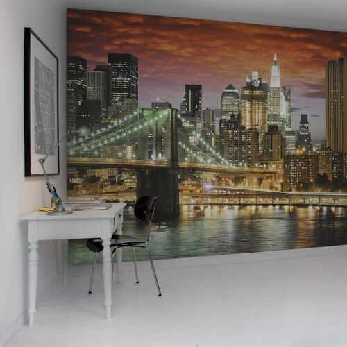Mural Panorama Brooklyn Bridge