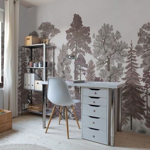 Mural Well-Being Scandinavian Bellewood Dawn