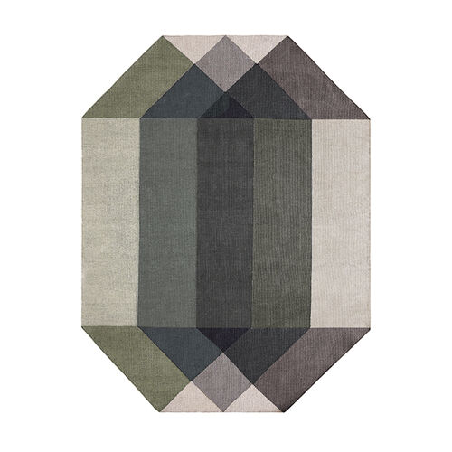 Tapete Diamond Green-Grey