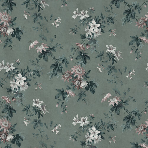 Mural Jordnära  Faded Passion Verde Salvia