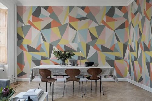 Mural Play Retro Geometry