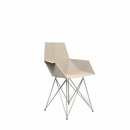 Sillón Faz base inoxidable