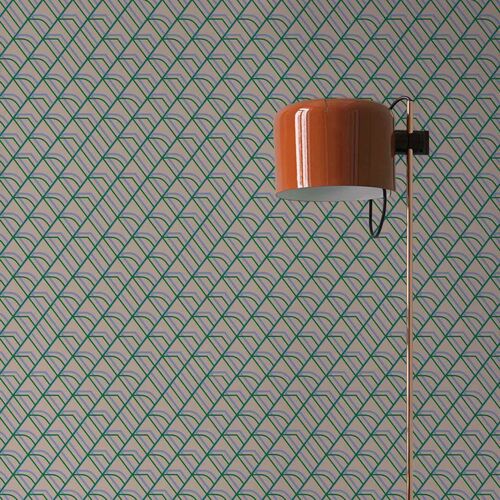 Papel Tapiz Urquiola Mesh Emerald Verde