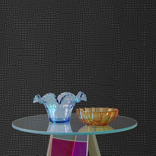Papel Tapiz Urquiola Dots Onix Blanco Negro