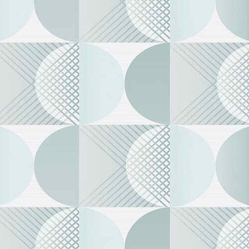 Papel Tapiz Urquiola Round Light Azul