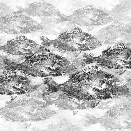 Mural Mediterranéen Poissons Dance Neutro