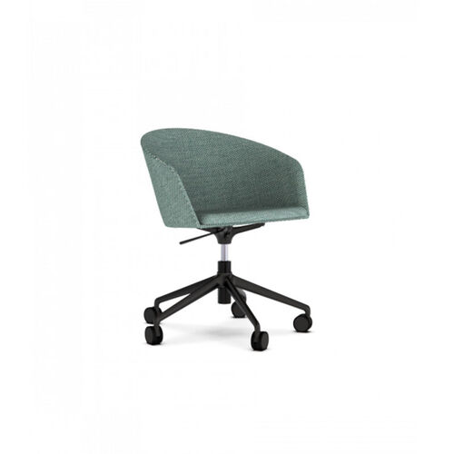 Silla Moon Con Ruedas Tapizada