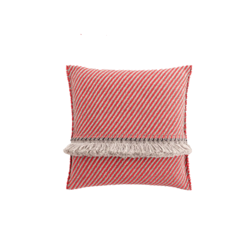 Cojín Grande Garden Layers Almond Red