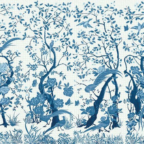 Mural Diversity Chinoiserie Blue 4