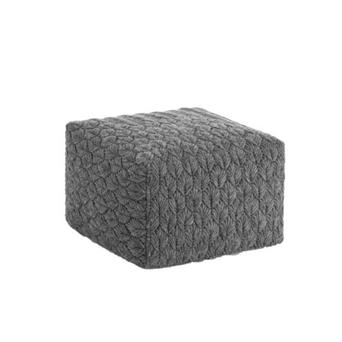 Pouf Chaddar Charcoal