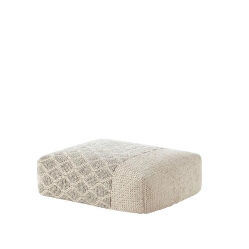 Pouf Rhombus Space Ivory