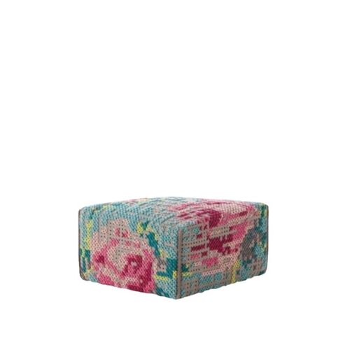 Pouf Canevas Flowers Color