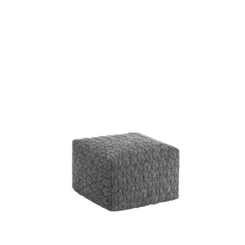 Pouf Chaddar Charcoal