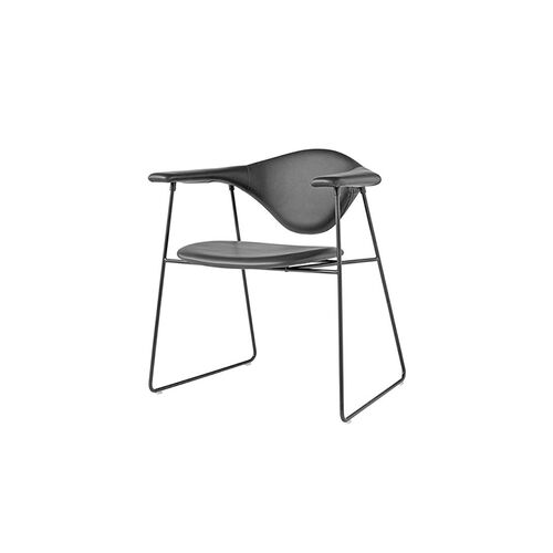 Sillón Masculo Con Brazos Base Patín