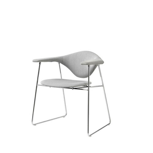 Sillón Masculo Con Brazos Base Patín