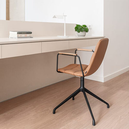 Silla Maarten Con Brazos 5 Ruedas