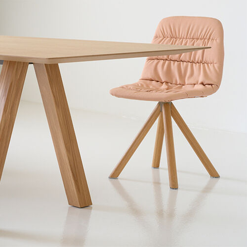 Silla Maarten Giratoria Madera