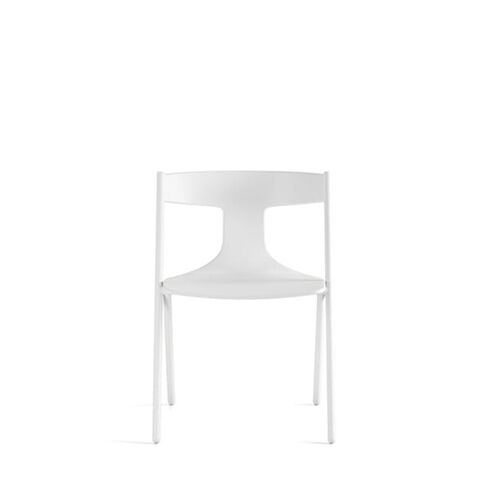 Silla Quadra Apilable Blanca