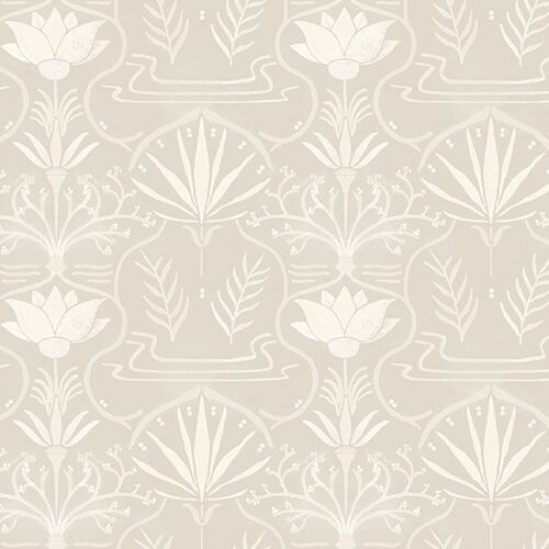 Papel Tapiz Barcino Voysey Beige