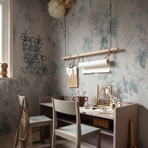 Mural Jordnära  Faded Passion Pastel