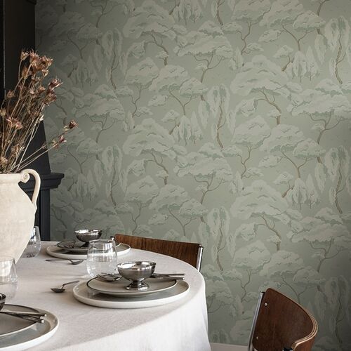 Papel Tapiz Jordnära  Kristoffer Verde Salvia