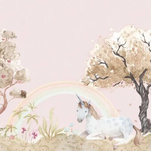 Mural Dreamland Unicorn Dream Bubblegum