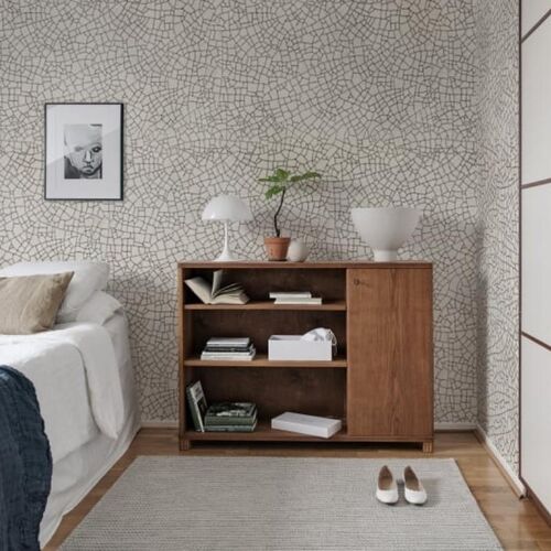 Mural Well-Being Raku Crackle Cream