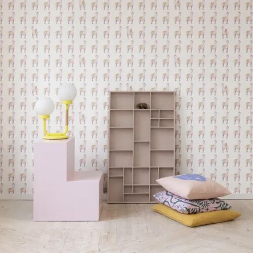 Papel Tapiz Alpaca Rebel Pink