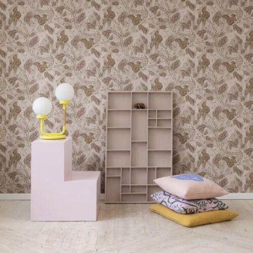 Papel Tapiz Squirrel Mountain Pink