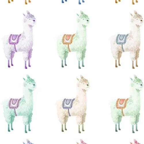 Papel Tapiz Alpaca Rebel Rainbow