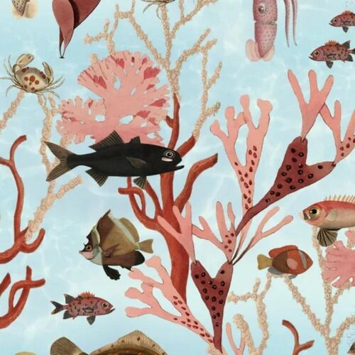 Papel Tapiz Dreamland Aquarium Mint