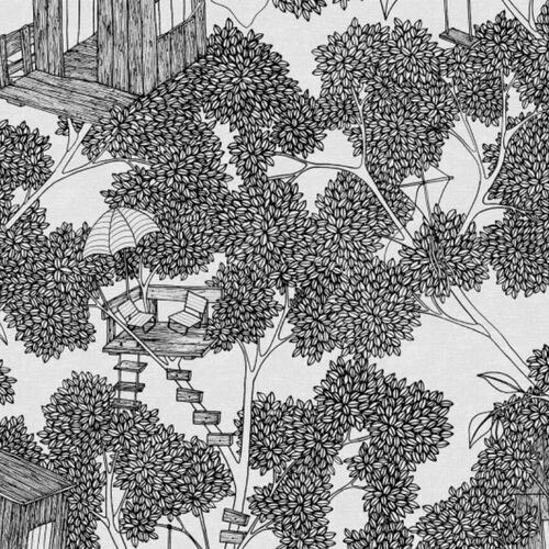 Papel Tapiz Treehouse Graphite