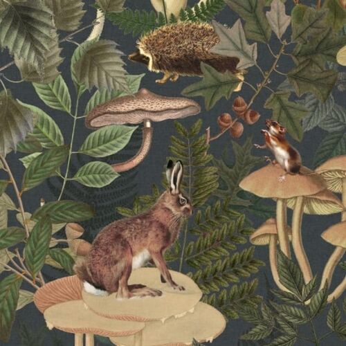 Papel Tapiz Wildlife Creek Forest Green