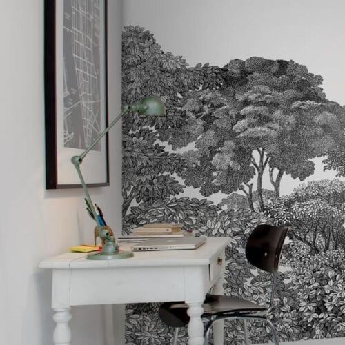 Mural Best Of Bellewood Black Toile