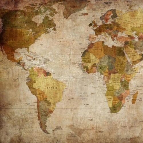 Mural Best Of World Map