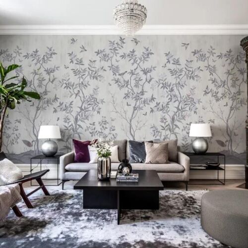 Mural Chinoiserie Chinoiserie Chic Pearl Gray