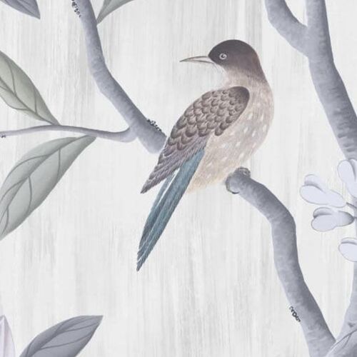 Mural Chinoiserie Chinoiserie Chic Pearl Gray