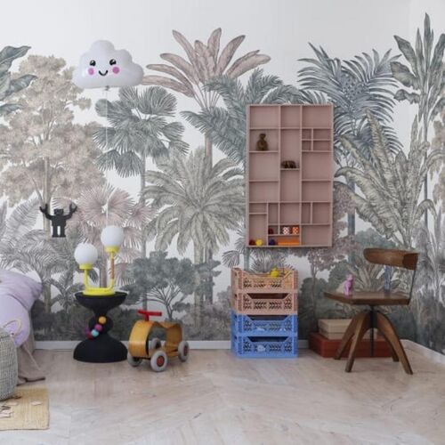 Mural Wonder World Tropical Bellewood Bubblegum