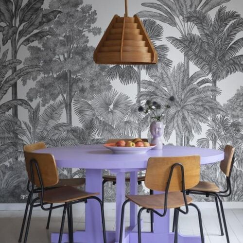 Mural Wonder World Tropical Bellewood Graphite