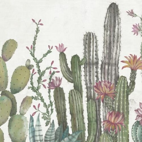 Mural Wonder World Playfull Cactus Ivory