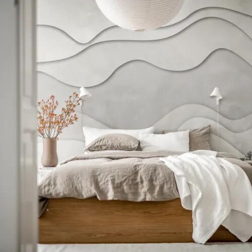 Mural 3D Wave White