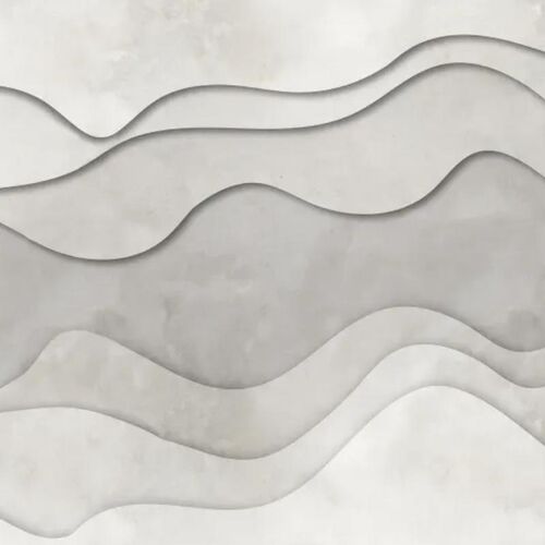 Mural 3D Wave White