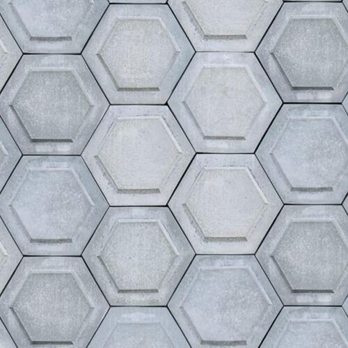 Mural Concrete Hexagon