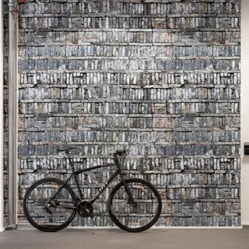 Mural Stacked Bricks