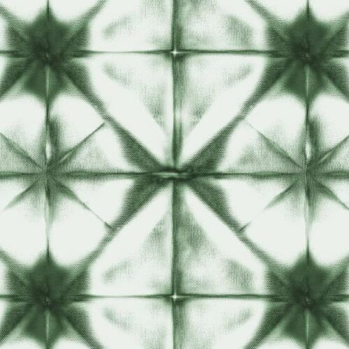 Papel Tapiz Tie Dye Kaleidoscope Green