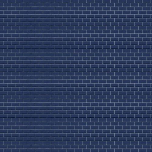 Mural Bistro Tiles Royal Blue