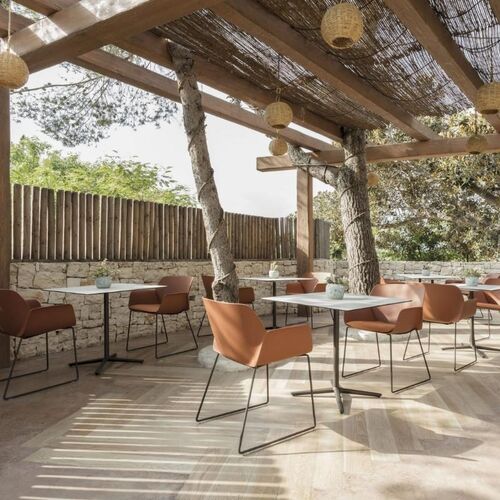 Sillón Nuez Outdoor Base Patín